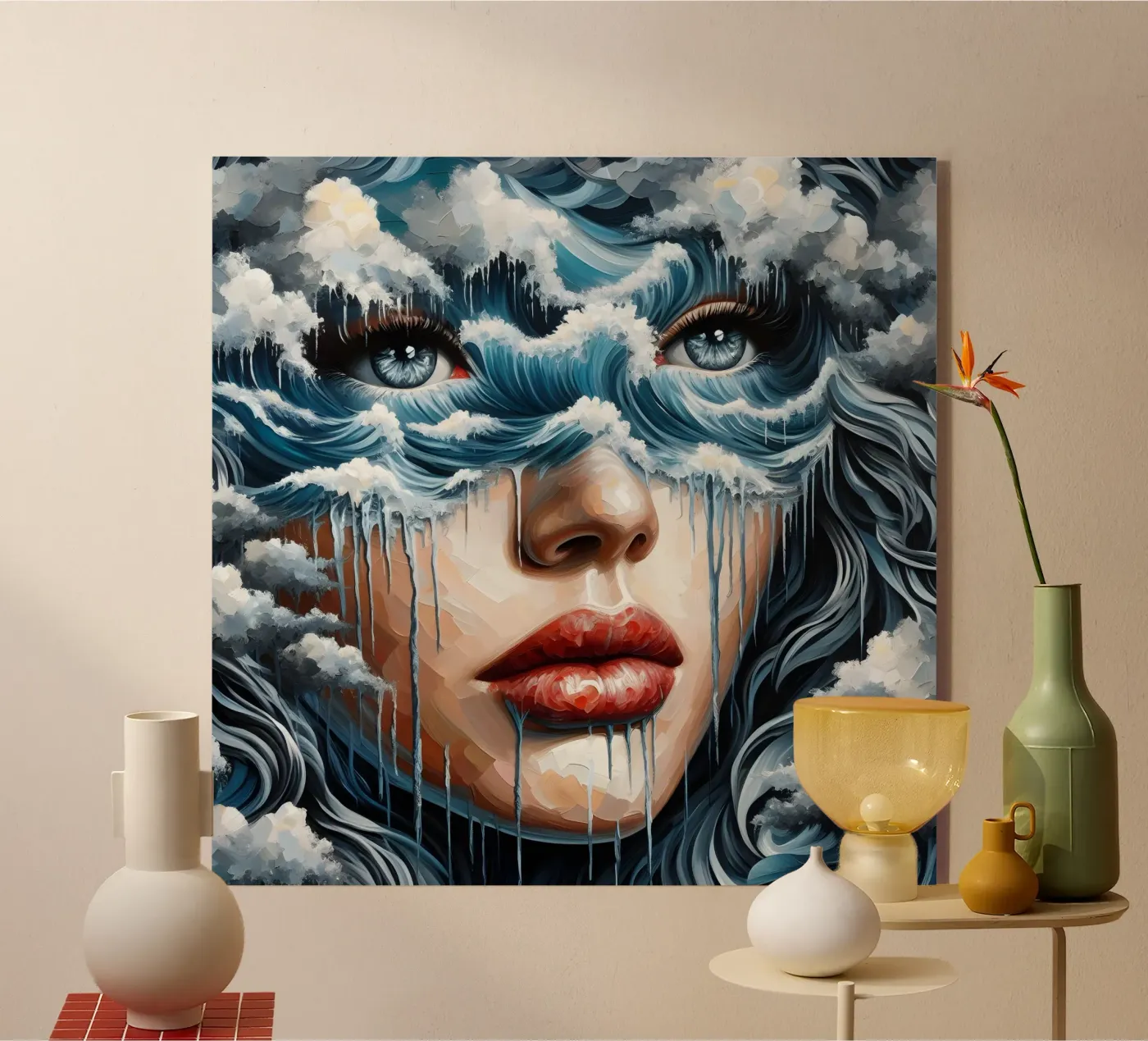 Catch A Wave Acryl-Glas von ARTOMATIC