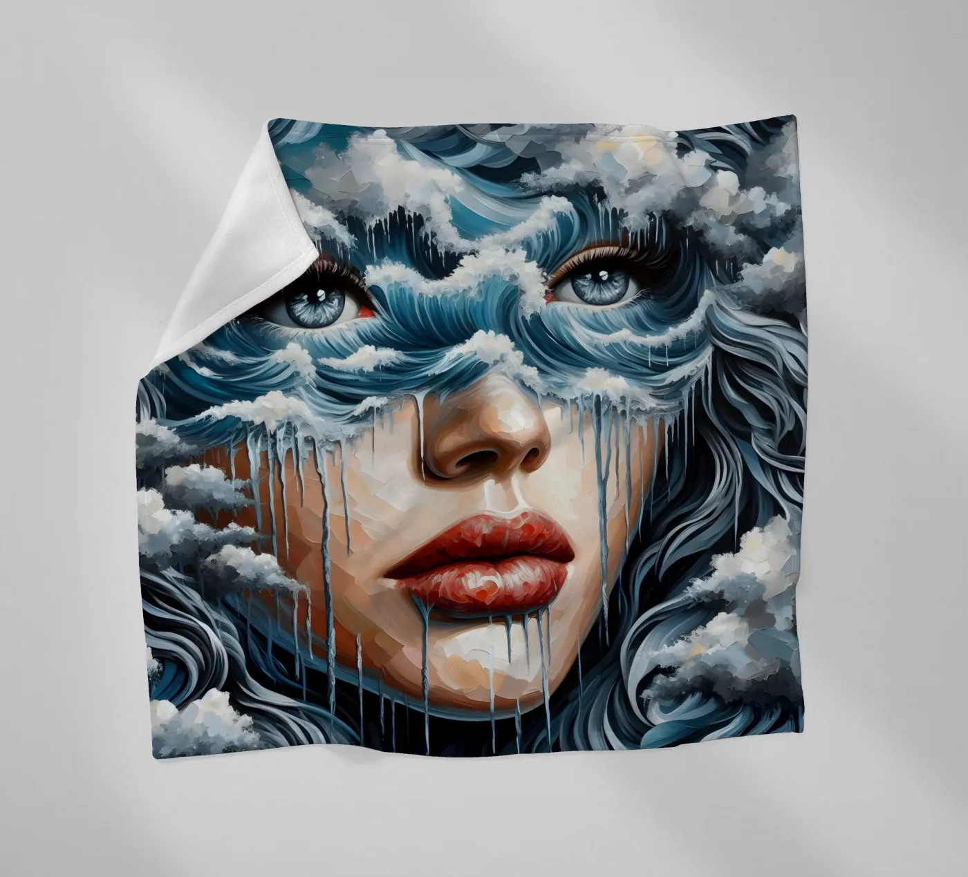 Een golf vangen fleecedeken van ARTOMATIC