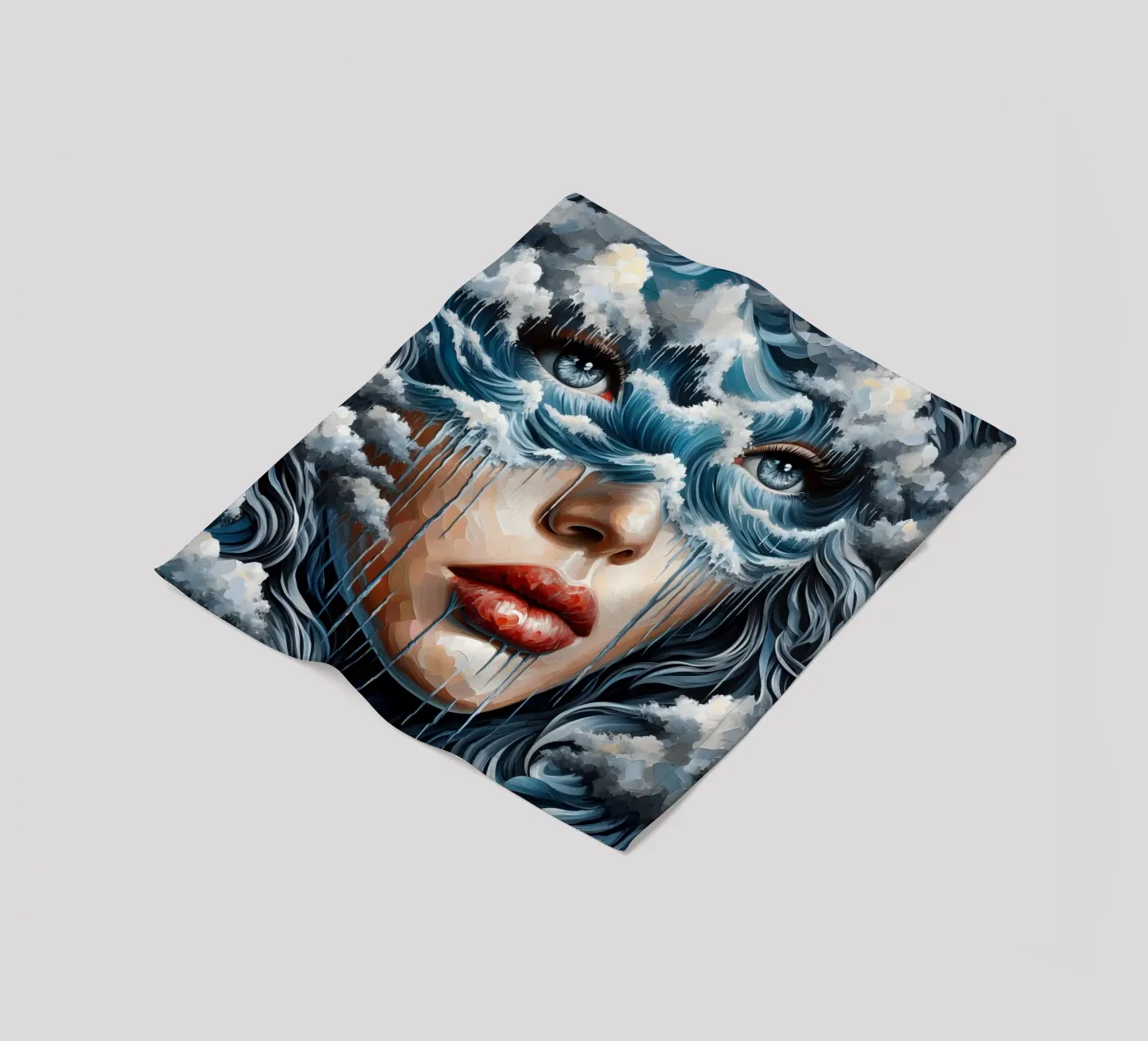 Een golf vangen fleecedeken van ARTOMATIC