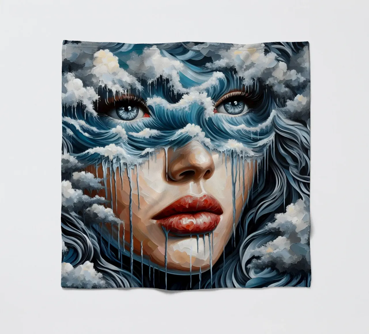 Een golf vangen fleecedeken van ARTOMATIC