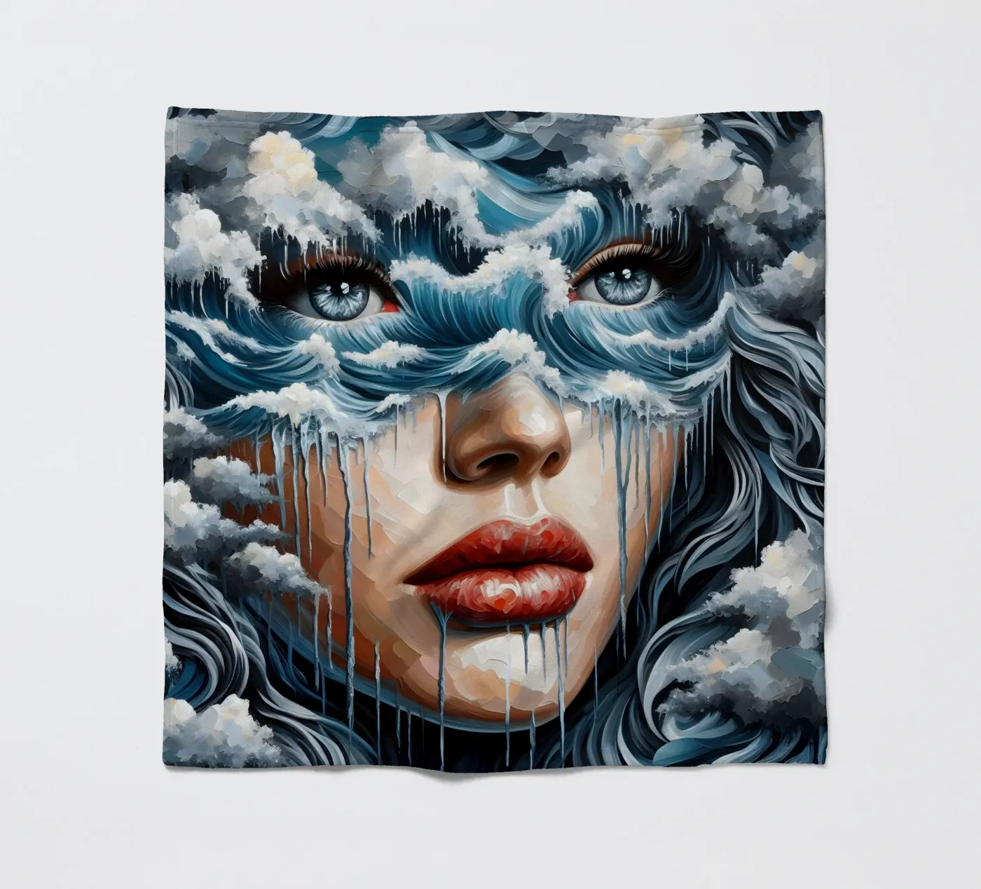 Een golf vangen fleecedeken van ARTOMATIC