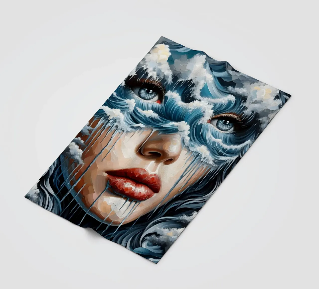 Een golf vangen fleecedeken van ARTOMATIC