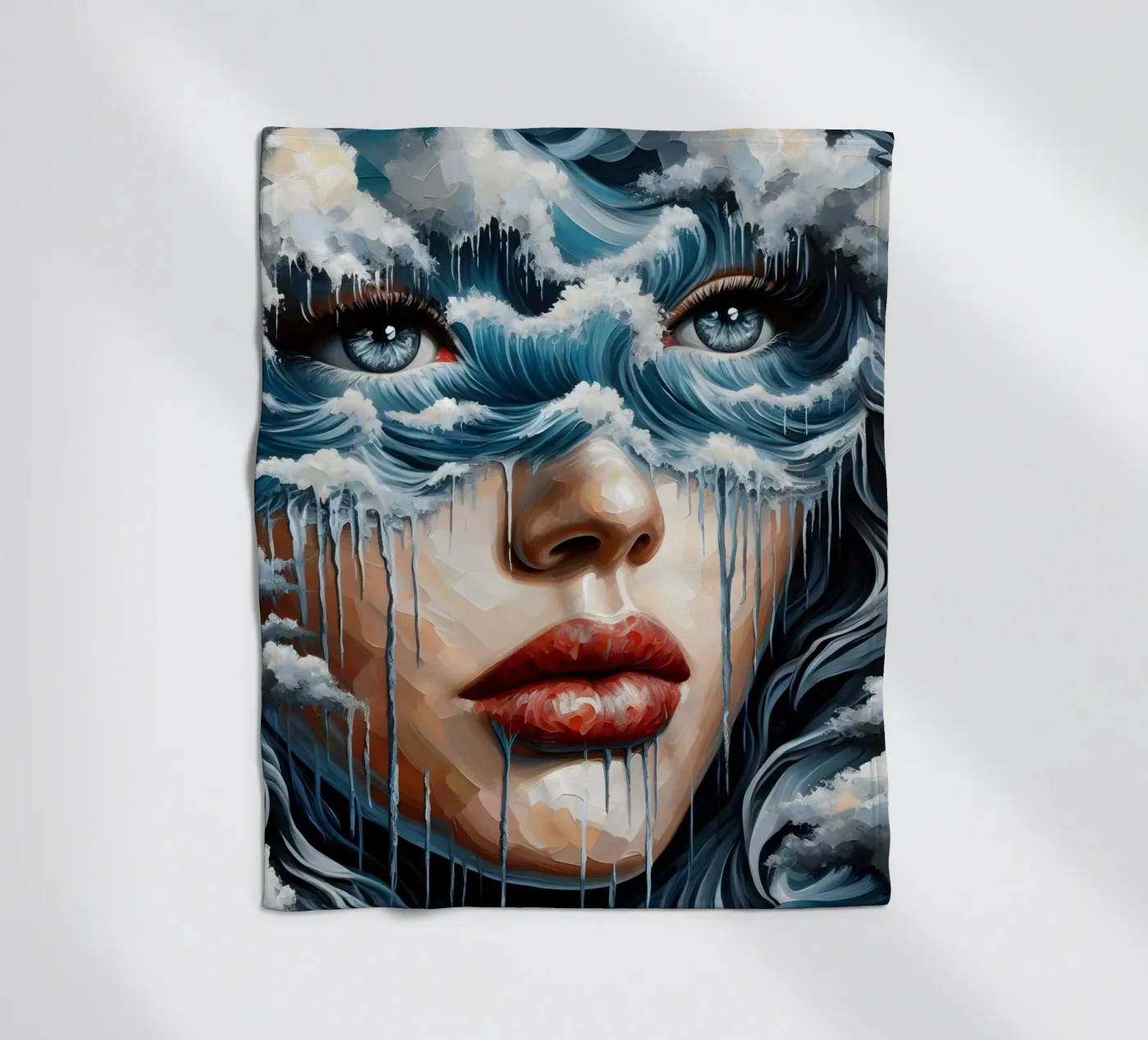 Een golf vangen fleecedeken van ARTOMATIC