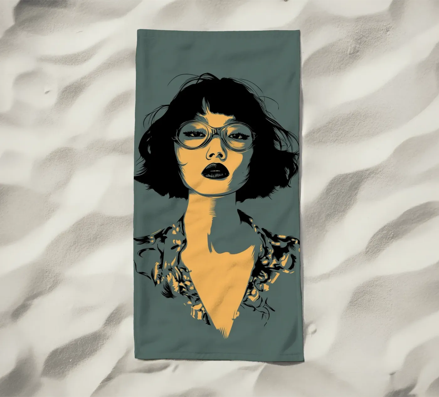 AKANE strandhanddoek van Cranio Dsgn