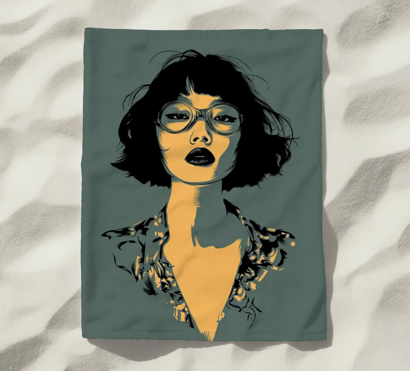 AKANE strandhanddoek van Cranio Dsgn