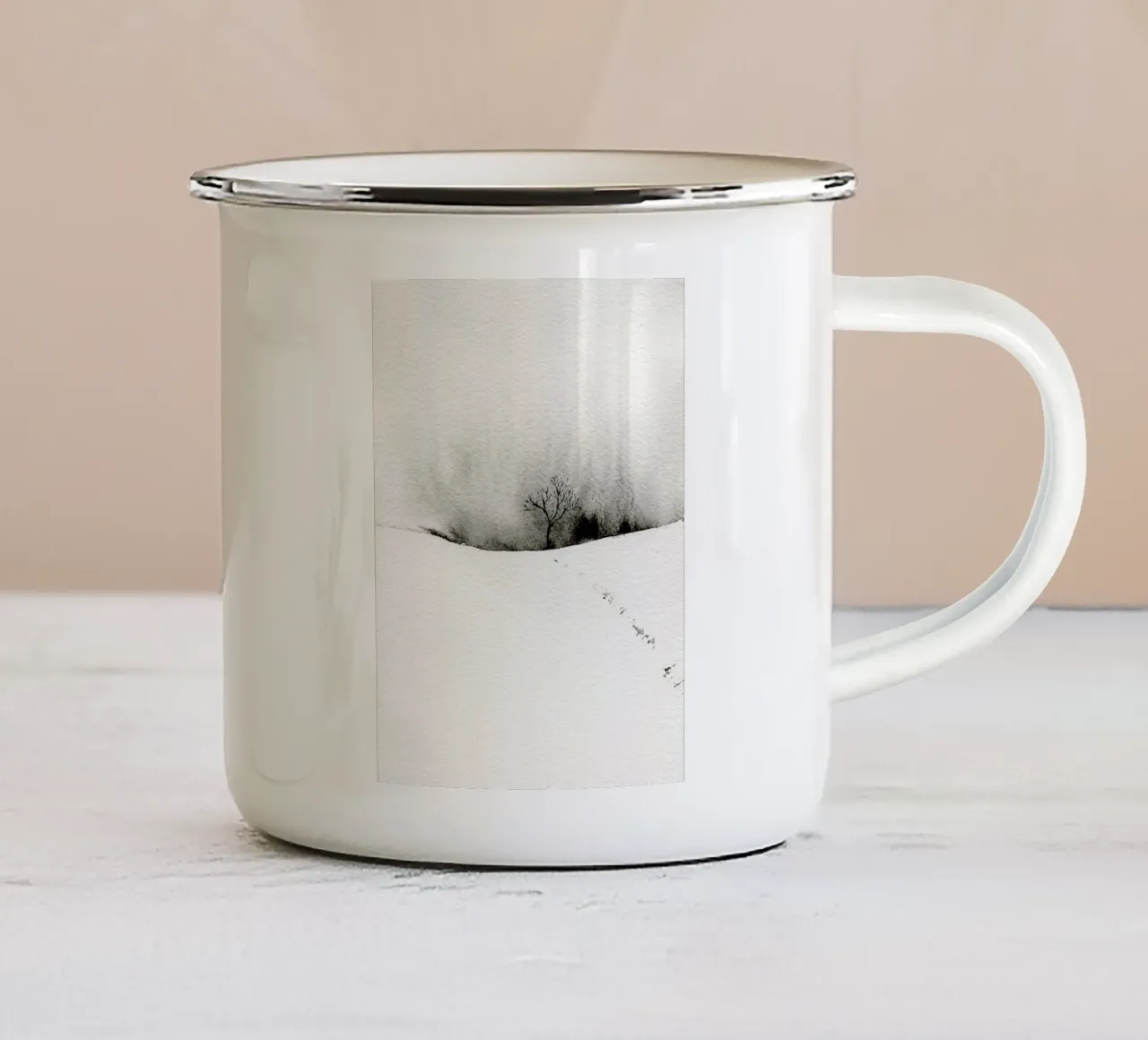 Winter Impressions No 13 tazza in smalto da treechild