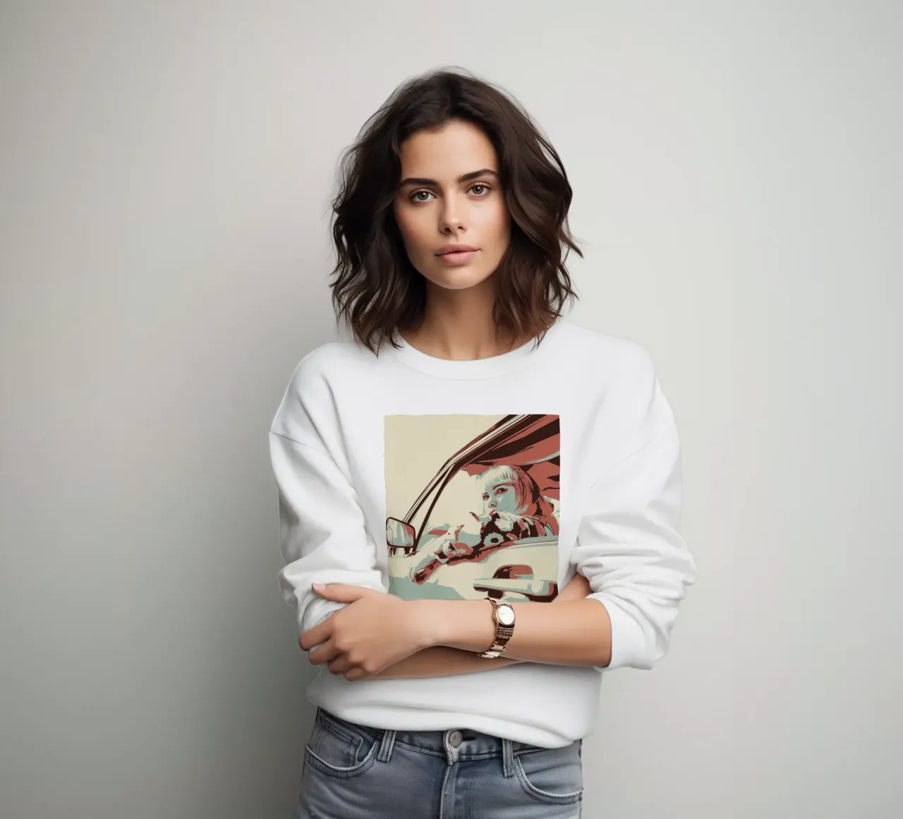 AUTO IN sweatshirt van Cranio Dsgn