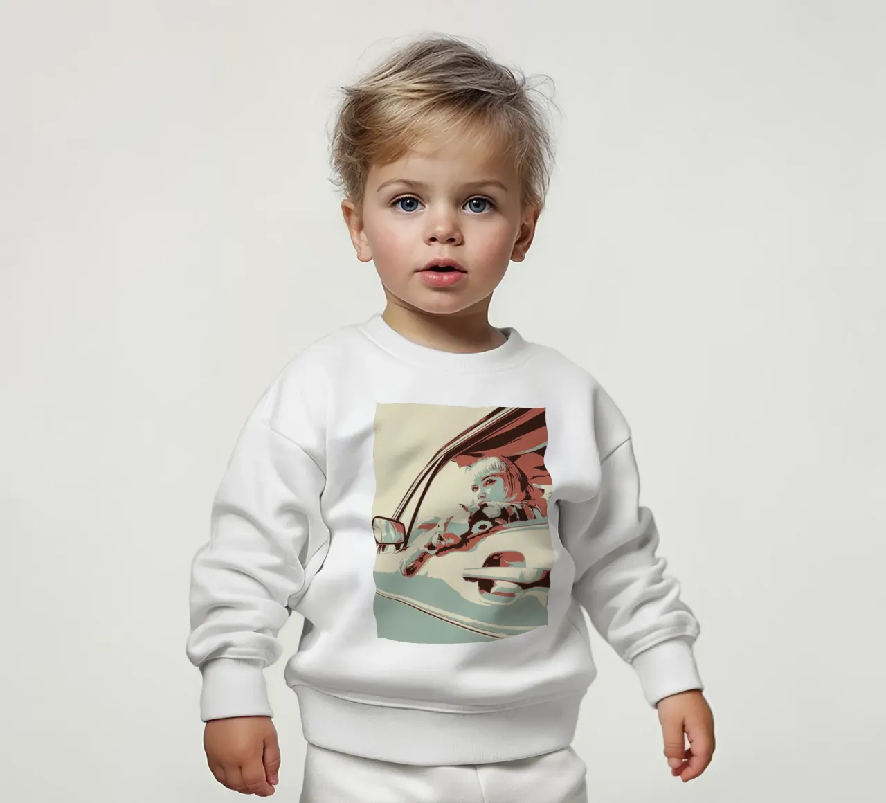 AUTO IN felpa neonato da Cranio Dsgn