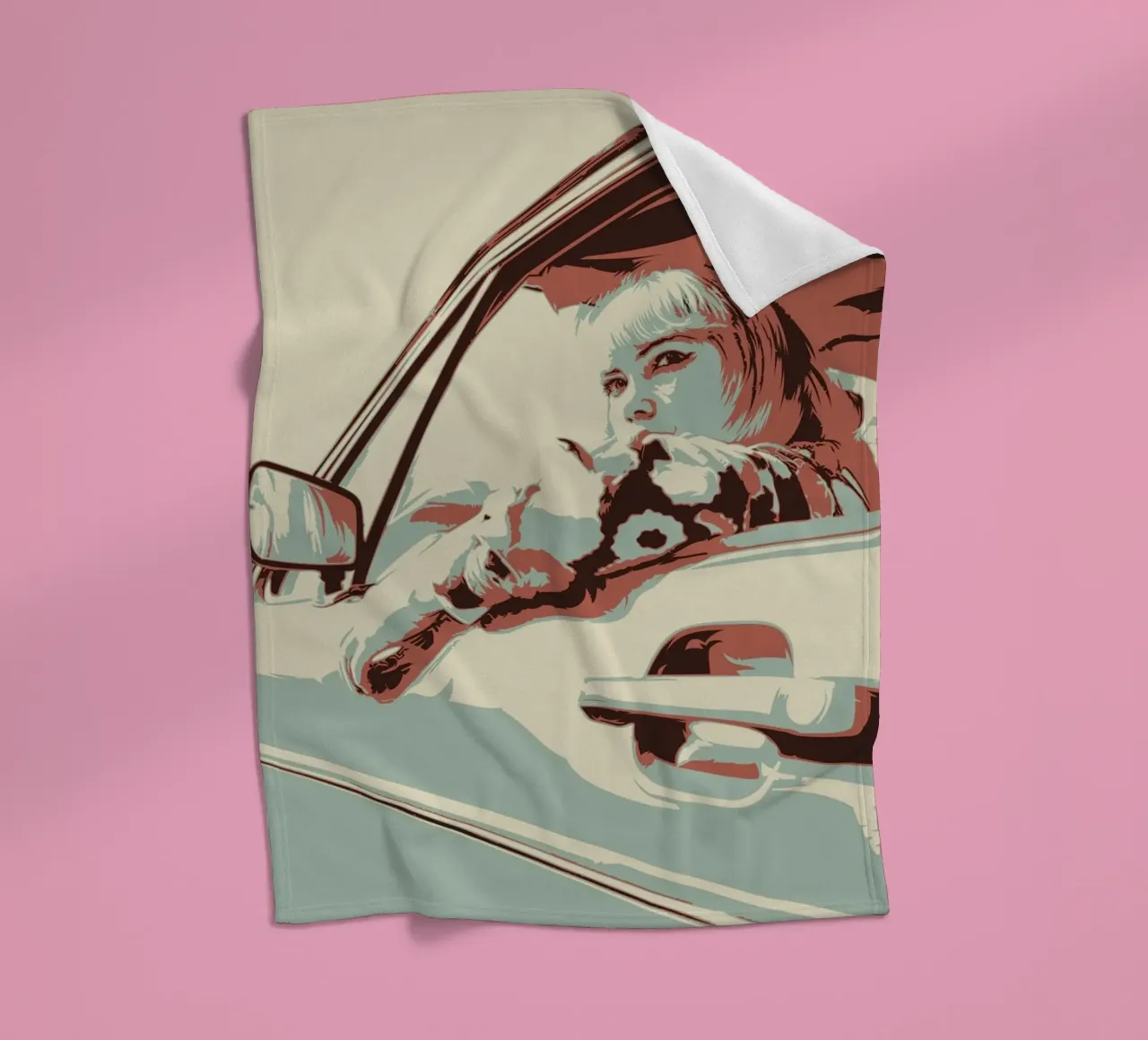 AUTO IN fleecedeken van Cranio Dsgn