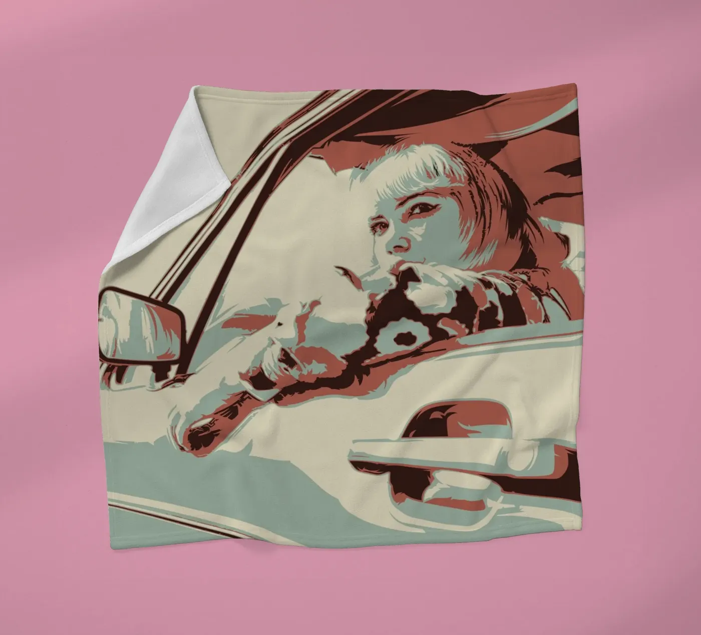 CAR IN fleece blanket by Cranio Dsgn