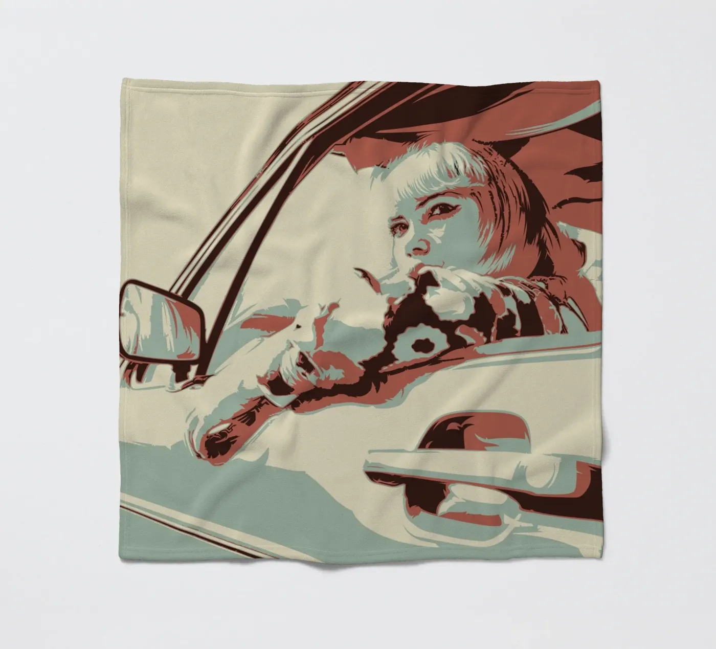 CAR IN fleece blanket by Cranio Dsgn