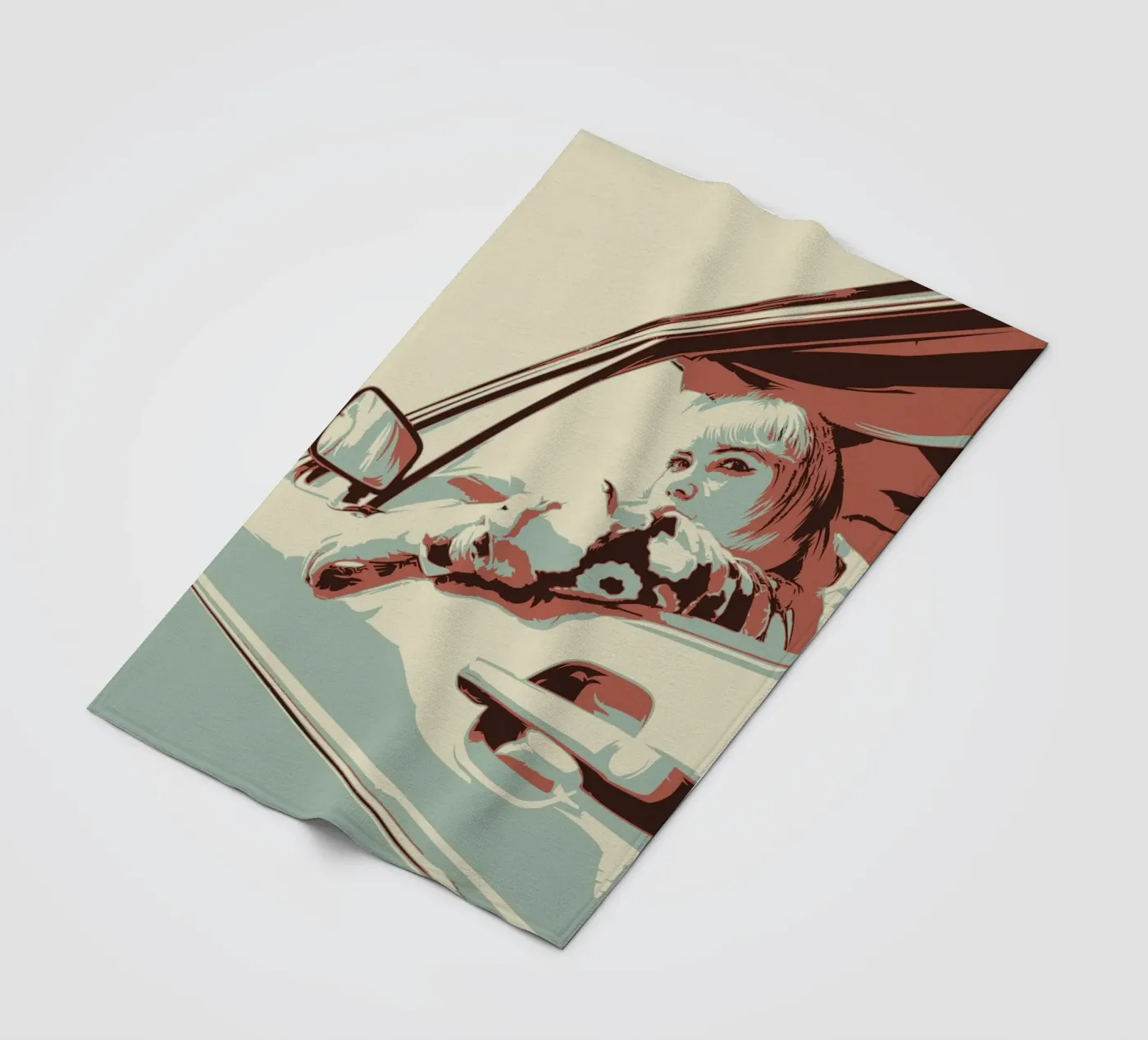 CAR IN fleece blanket by Cranio Dsgn