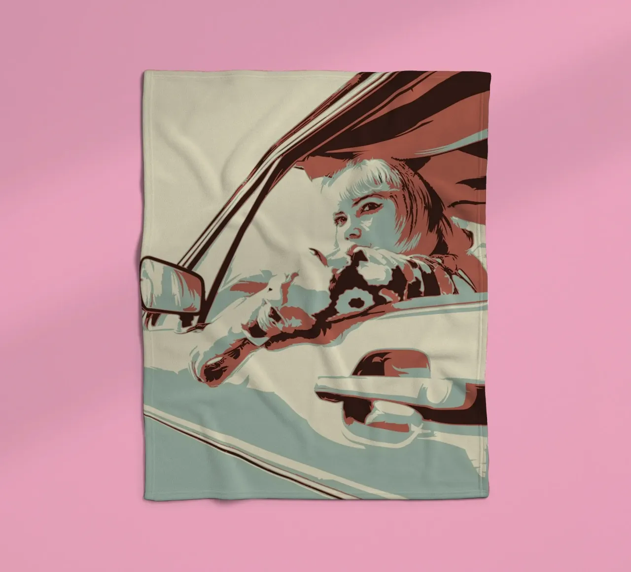 AUTO IN fleecedeken van Cranio Dsgn