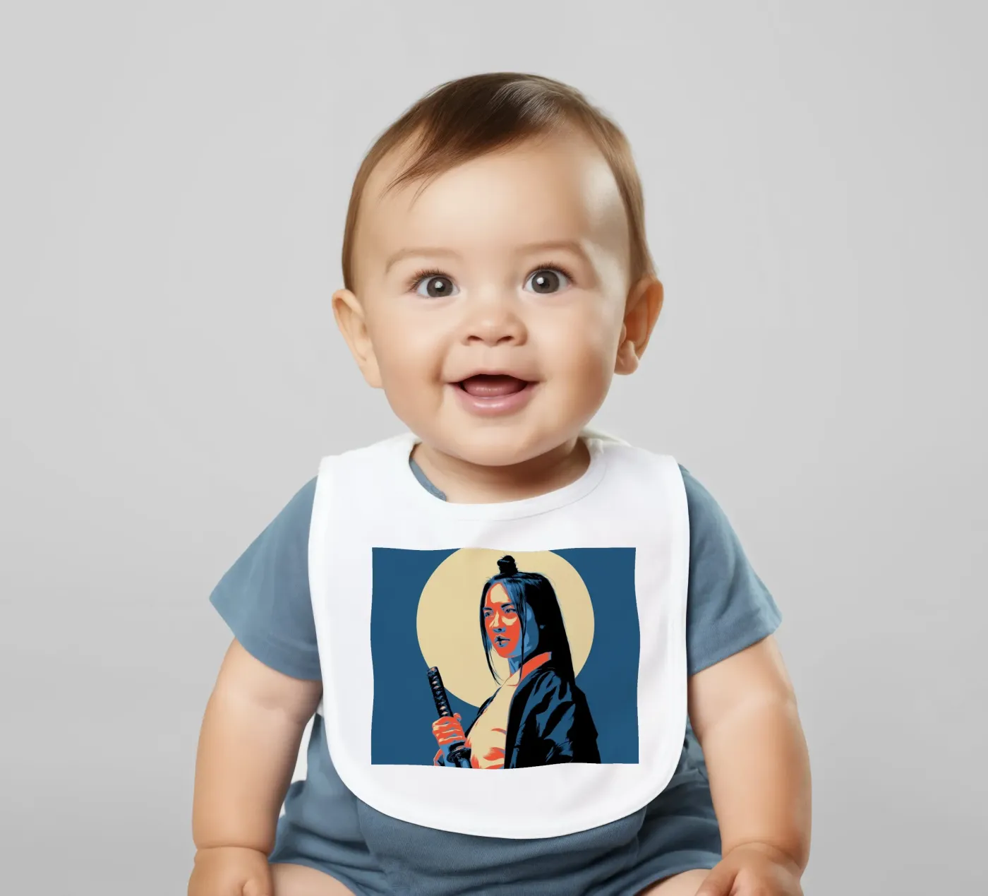 CHUNIN baby slabbetje van Cranio Dsgn