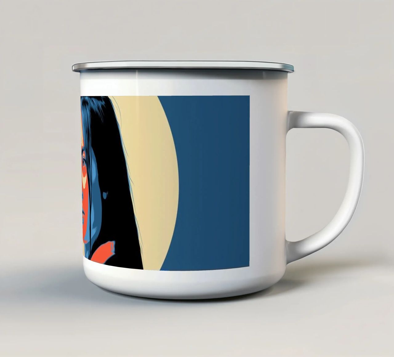 CHUNIN tazza in smalto da Cranio Dsgn