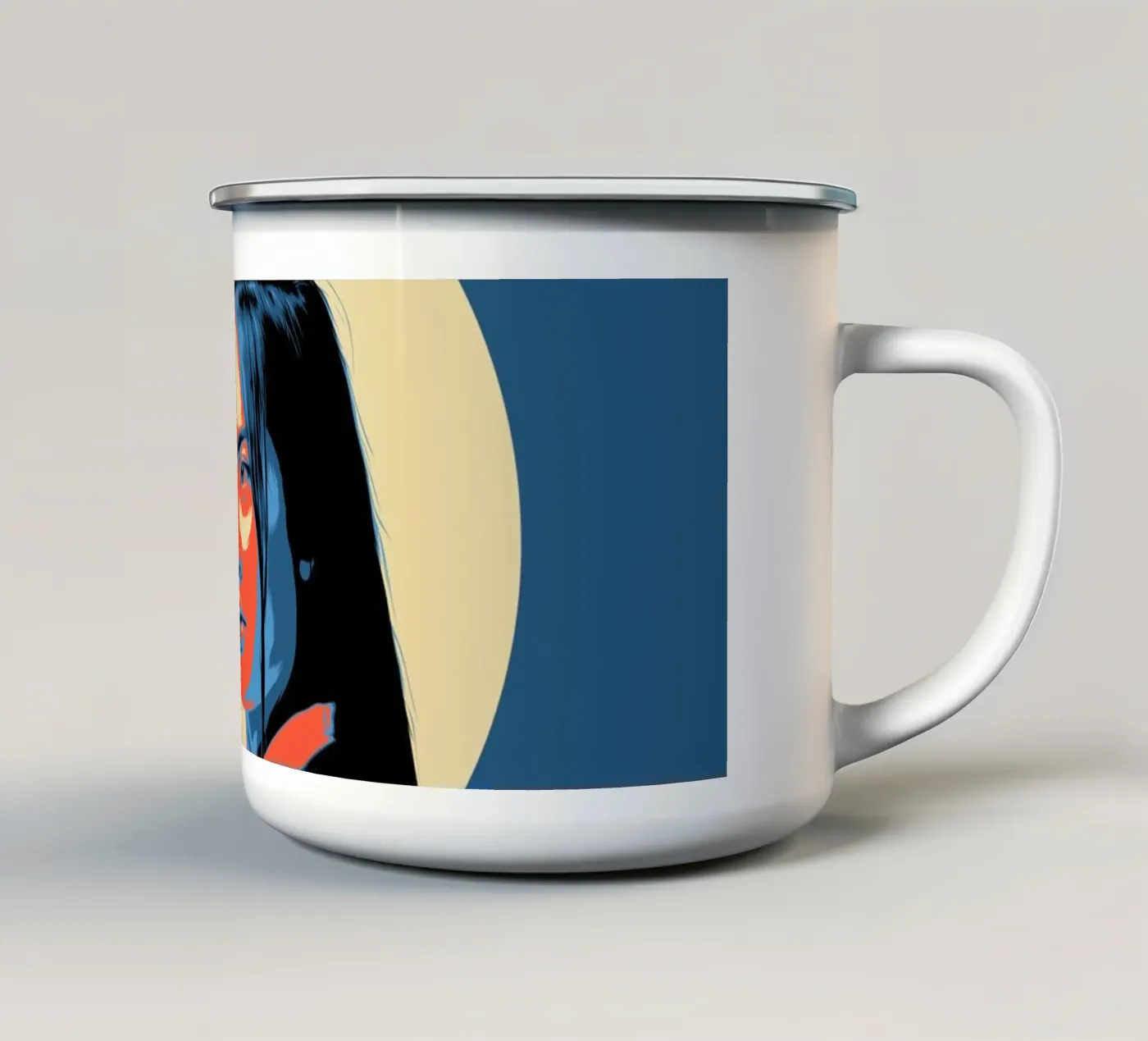 CHUNIN emaille mok van Cranio Dsgn