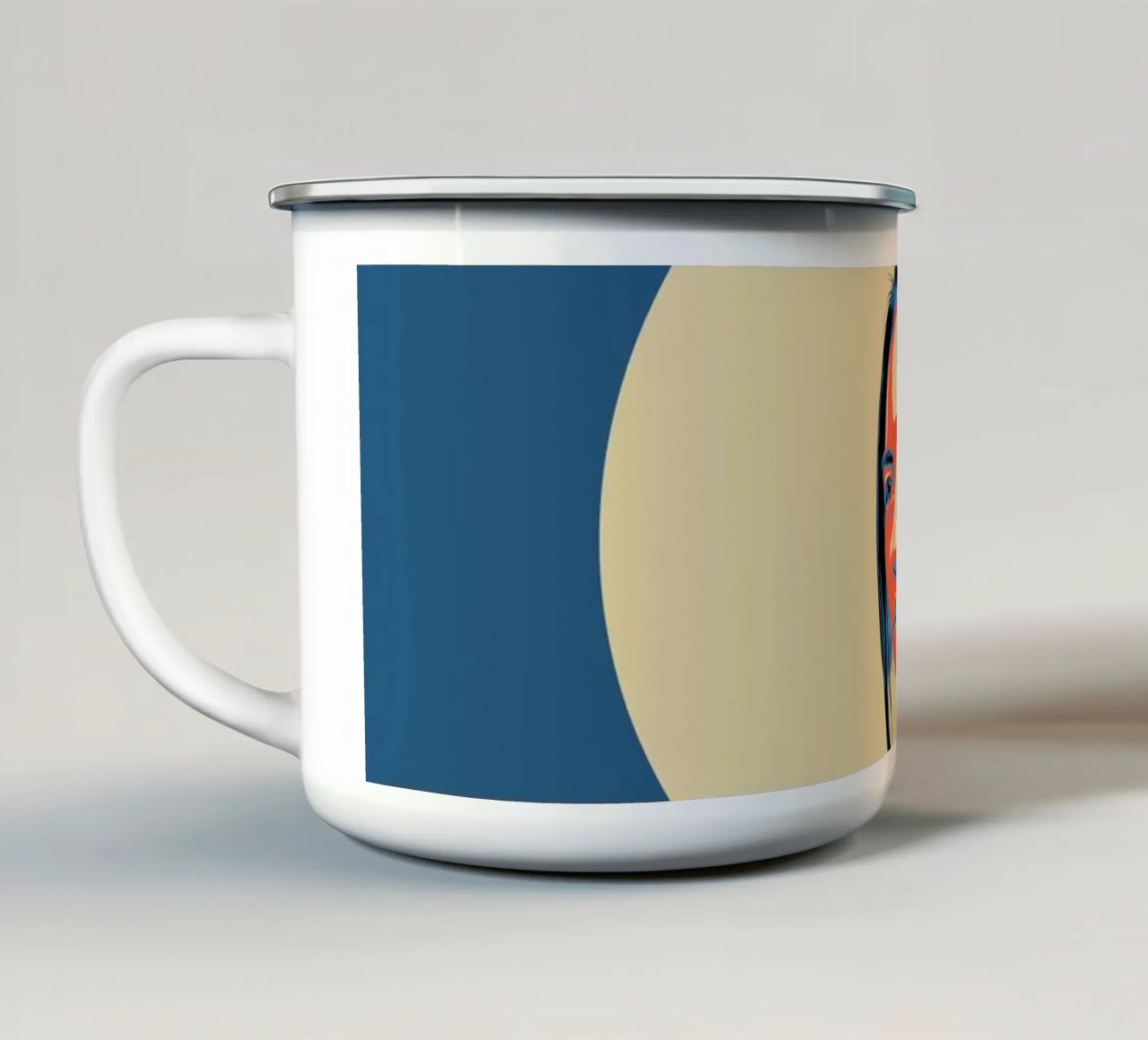 CHUNIN tazza in smalto da Cranio Dsgn
