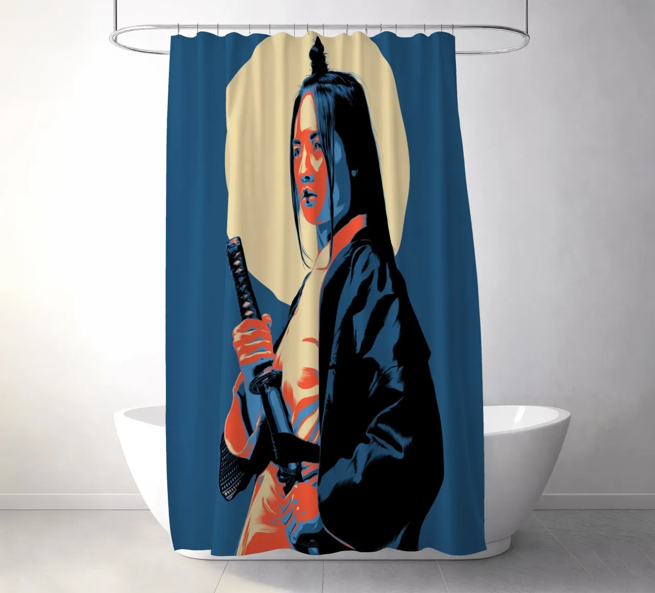 CHUNIN douchegordijn van Cranio Dsgn