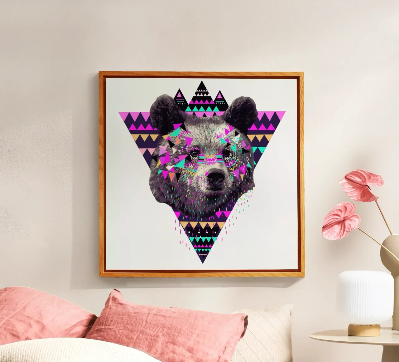 Piniata Bear plexiglass da Kris Tate