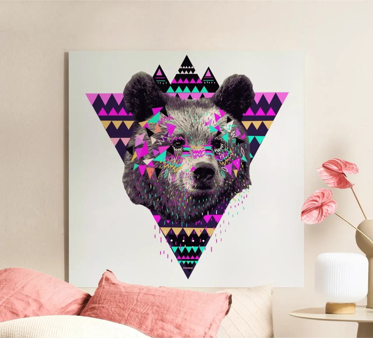 Piniata Bear plexiglass da Kris Tate