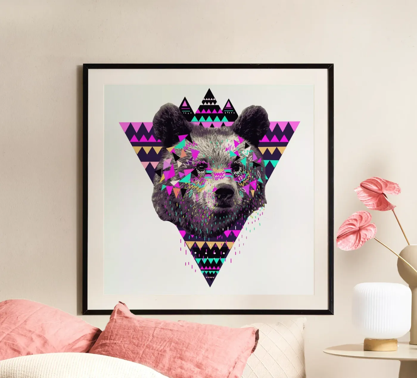 Piniata Bear poster by Kris Tate