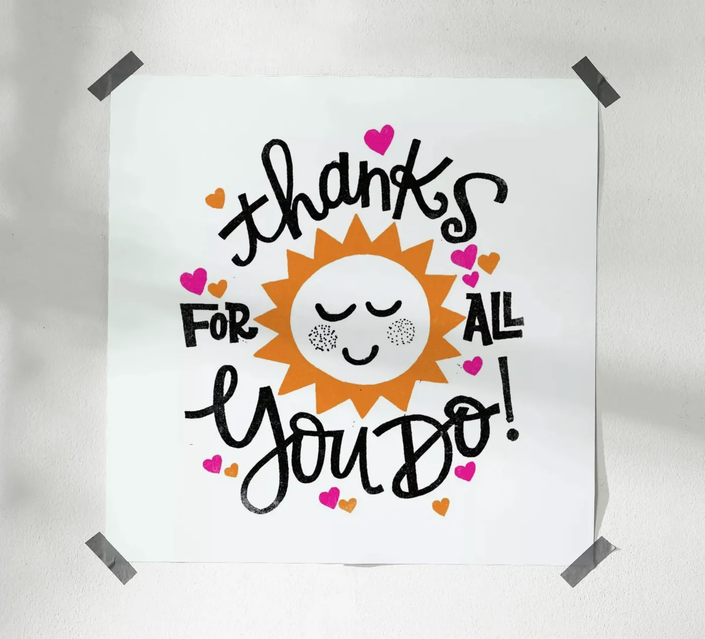Thanks For All poster da Matthew Taylor Wilson