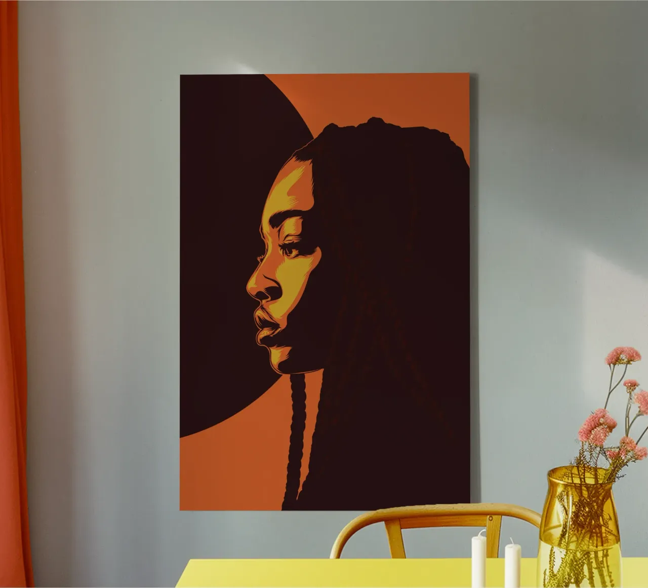 CIRCLE canvas met Baklijst van Cranio Dsgn