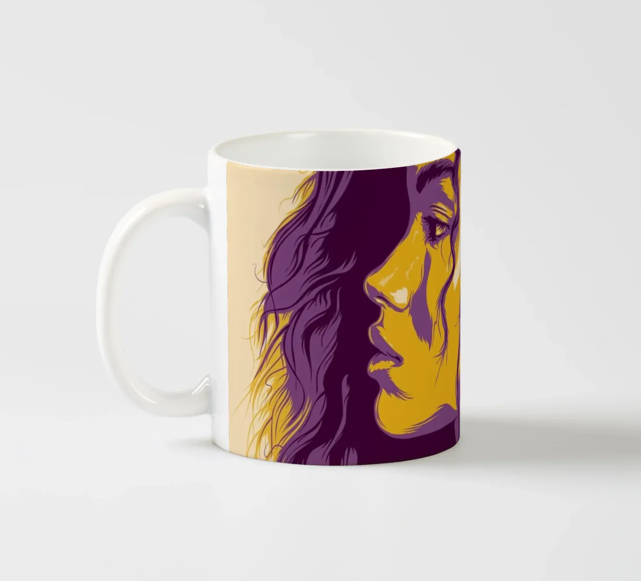L. A. DONNA tazza in ceramica da Cranio Dsgn