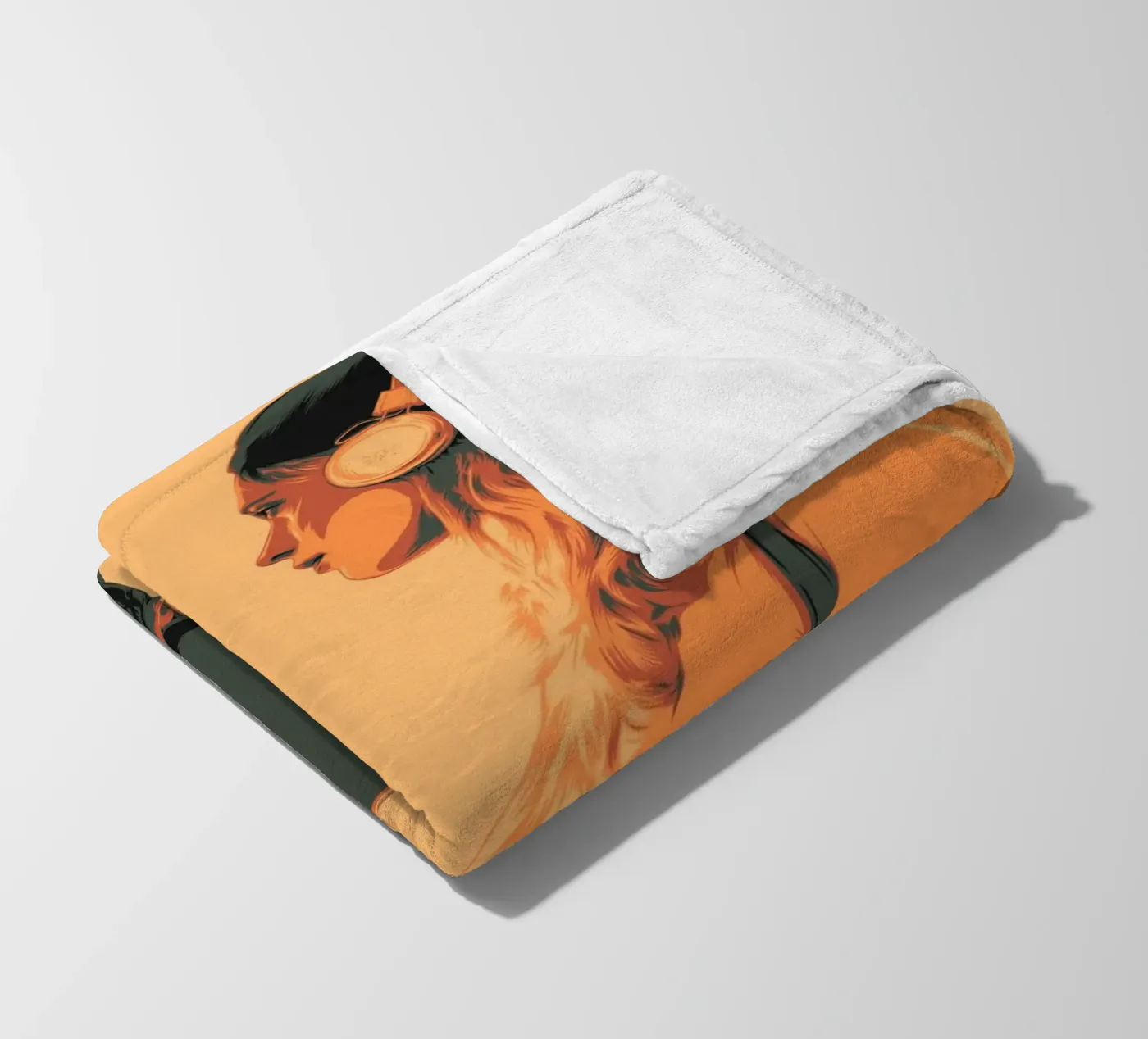 SUNSET SKATER fleece blanket by Cranio Dsgn