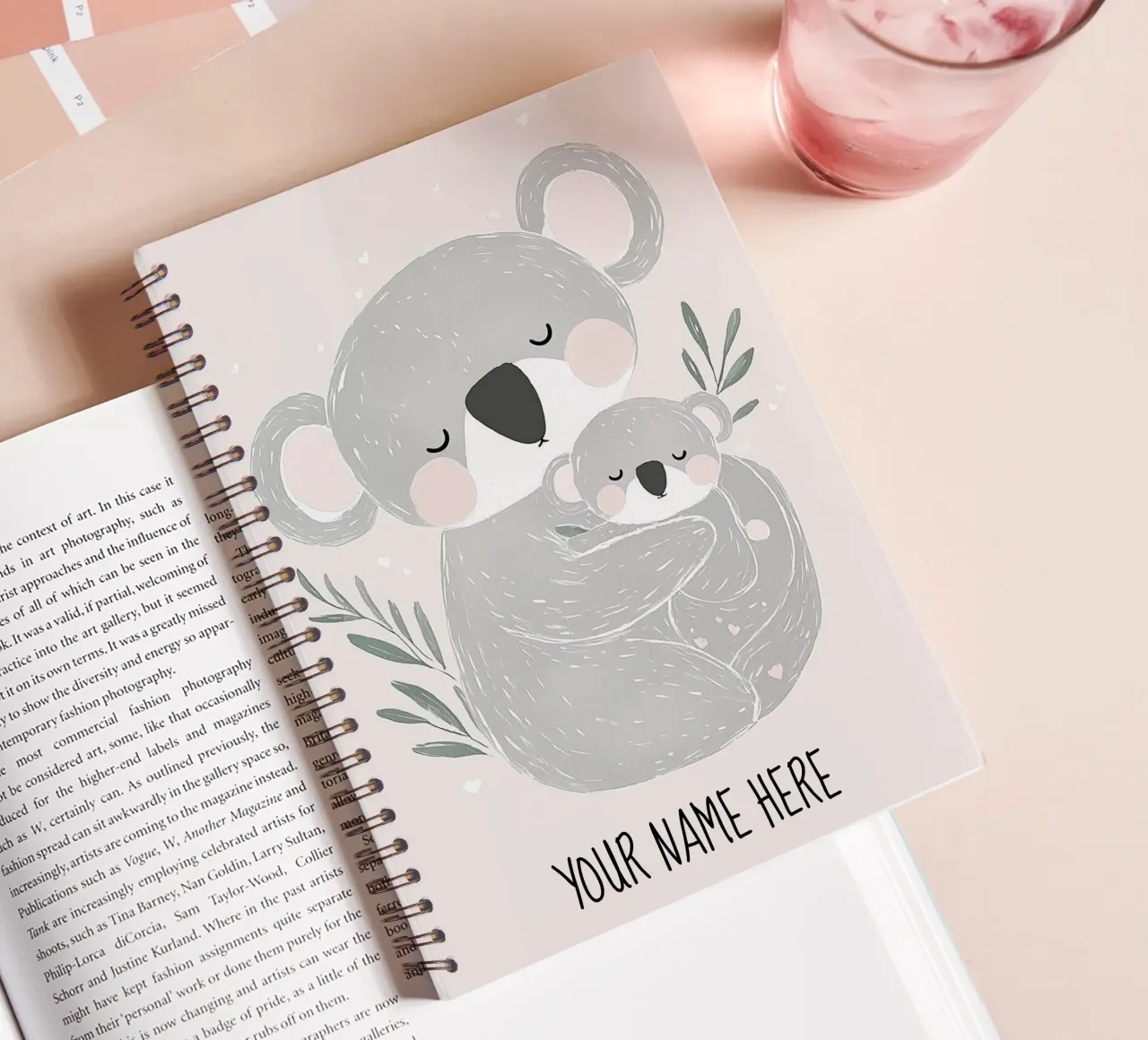 Benutzerdefinierte Print Koalas, personalisiertes Geschenk für sie, Kinderzimmer Kunst Ringbuch von Little Lola