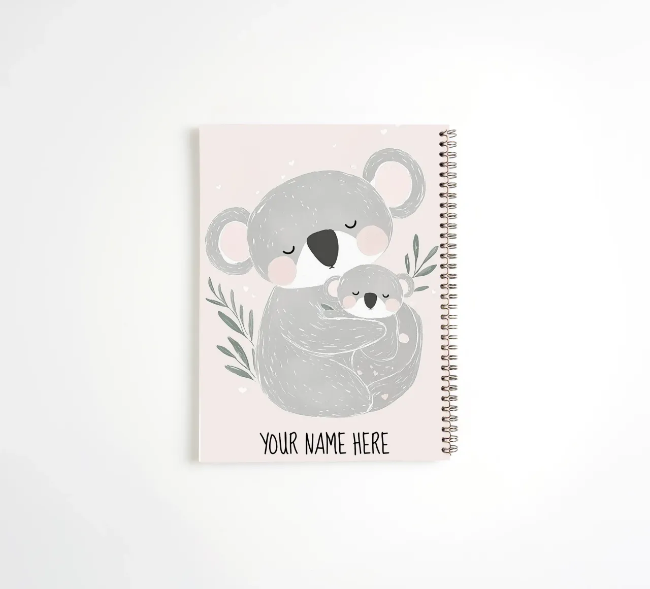 Benutzerdefinierte Print Koalas, personalisiertes Geschenk für sie, Kinderzimmer Kunst Ringbuch von Little Lola