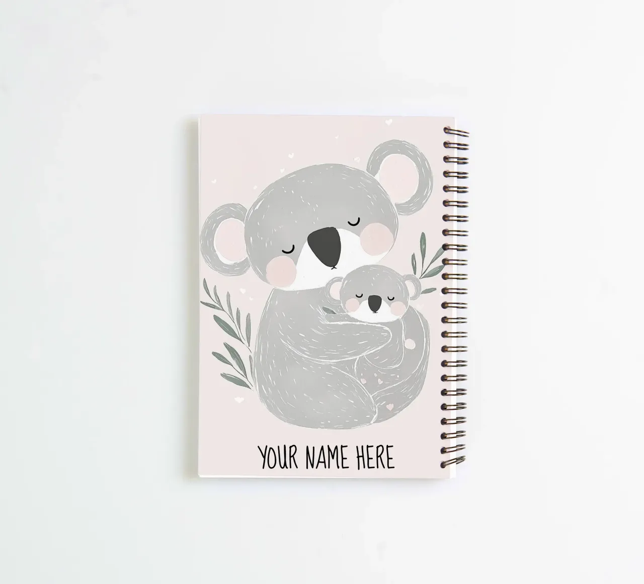 Benutzerdefinierte Print Koalas, personalisiertes Geschenk für sie, Kinderzimmer Kunst Ringbuch von Little Lola
