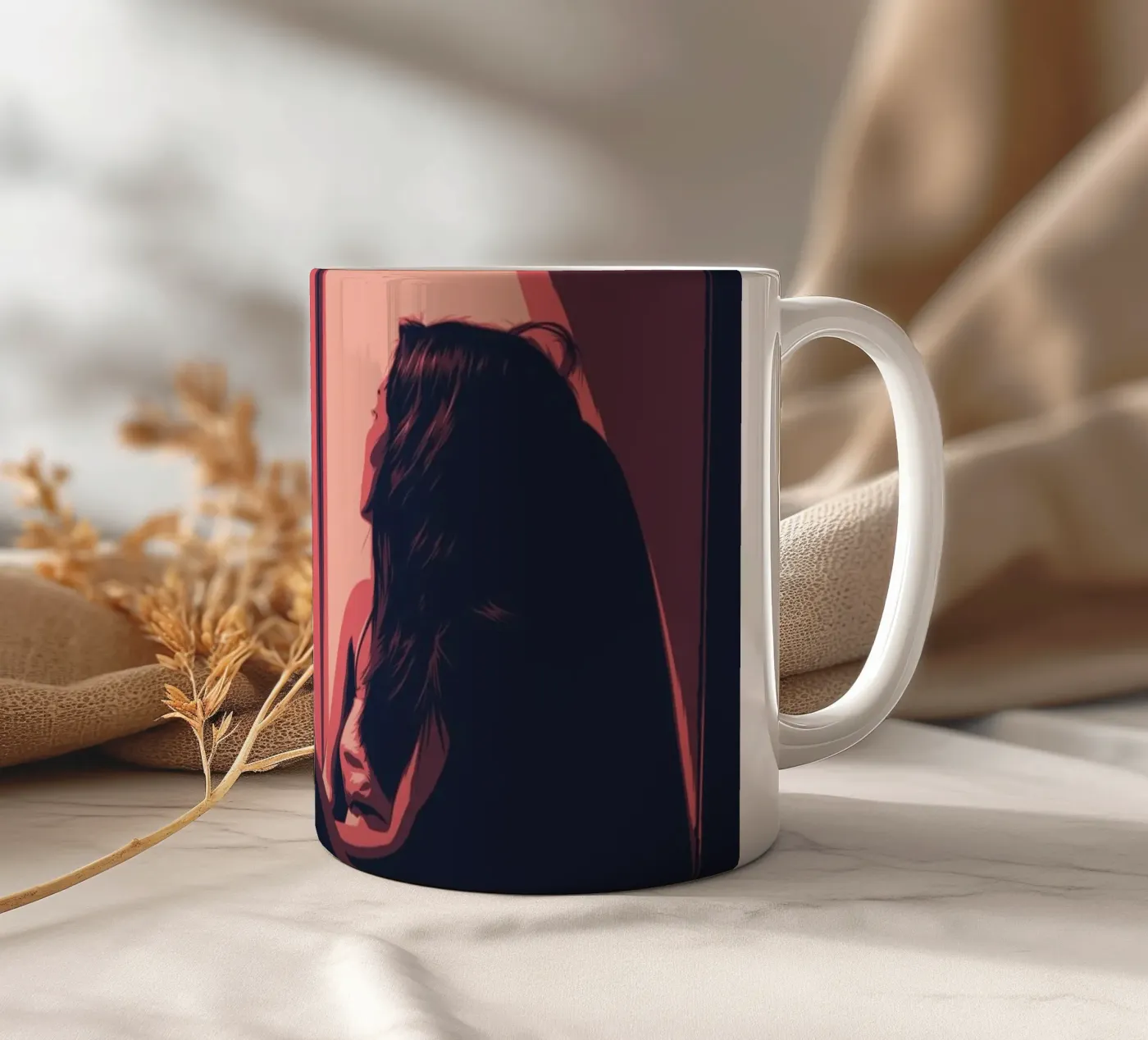 THOUGHTS ceramic mug by Cranio Dsgn