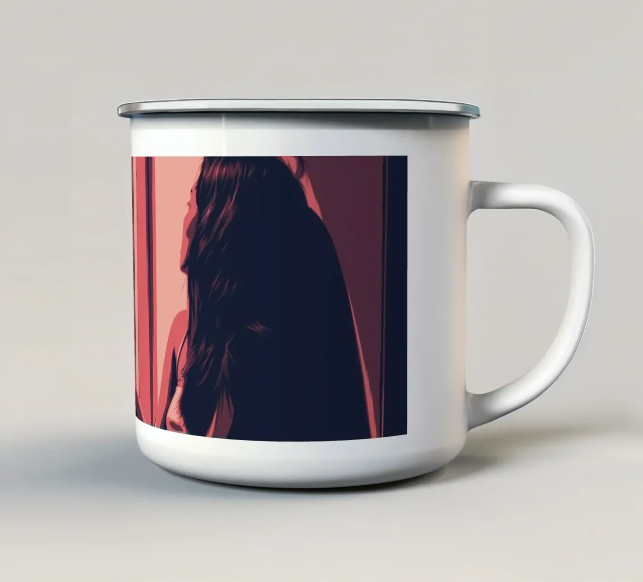 PENSIERI tazza in smalto da Cranio Dsgn