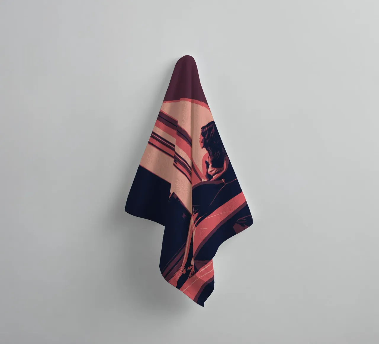 THOUGHTS towel by Cranio Dsgn