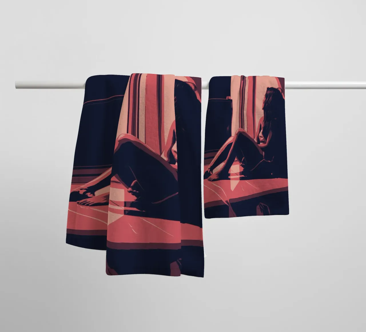 THOUGHTS towel by Cranio Dsgn