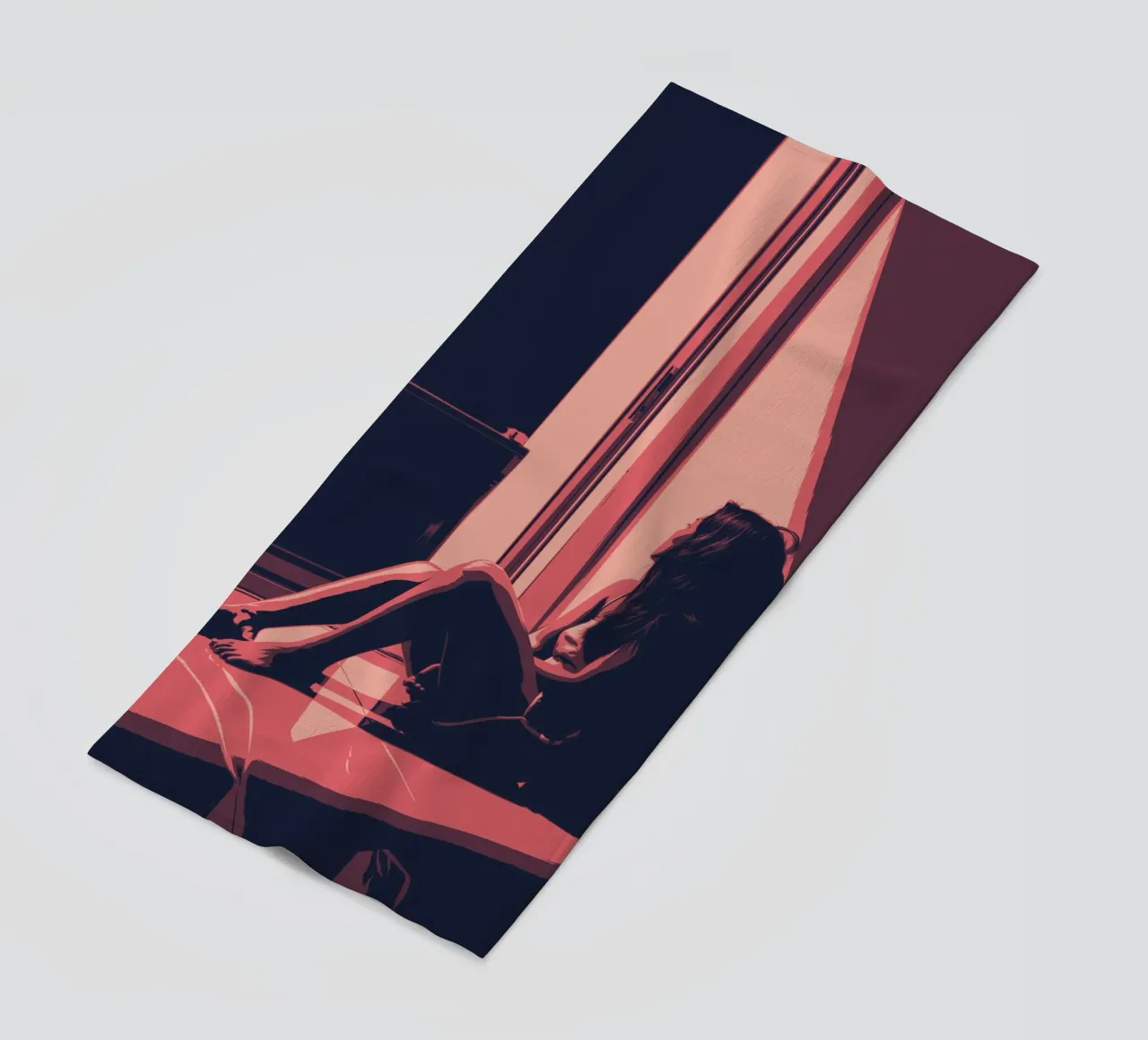 THOUGHTS beach towel by Cranio Dsgn