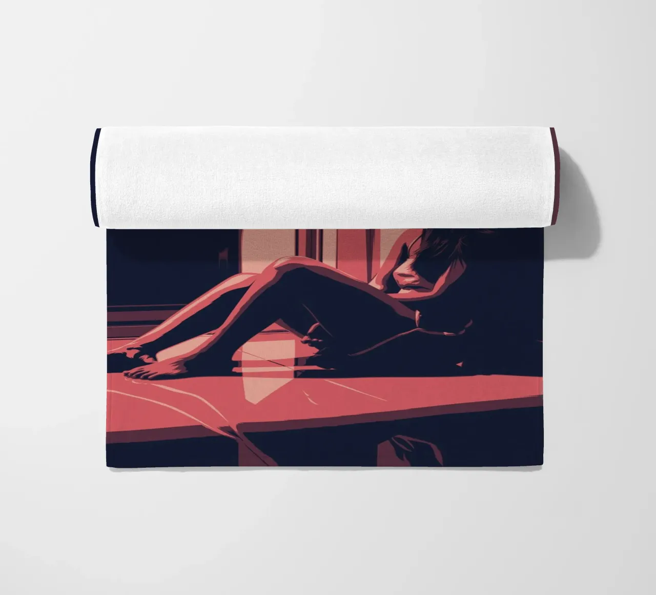 THOUGHTS beach towel by Cranio Dsgn