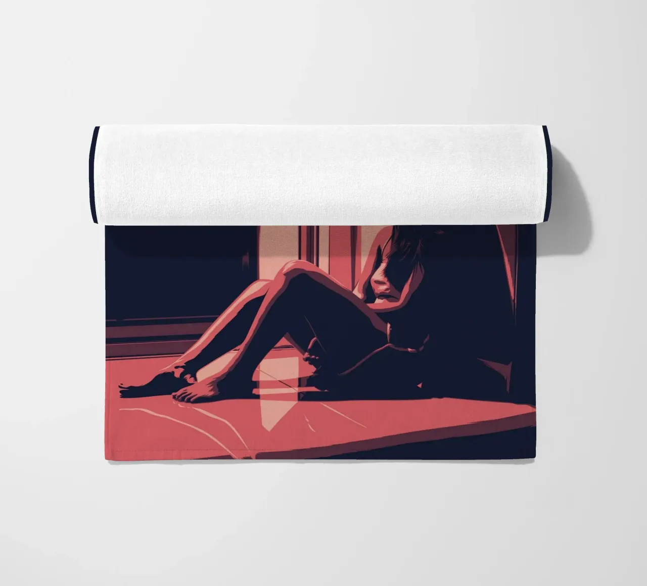 THOUGHTS beach towel by Cranio Dsgn