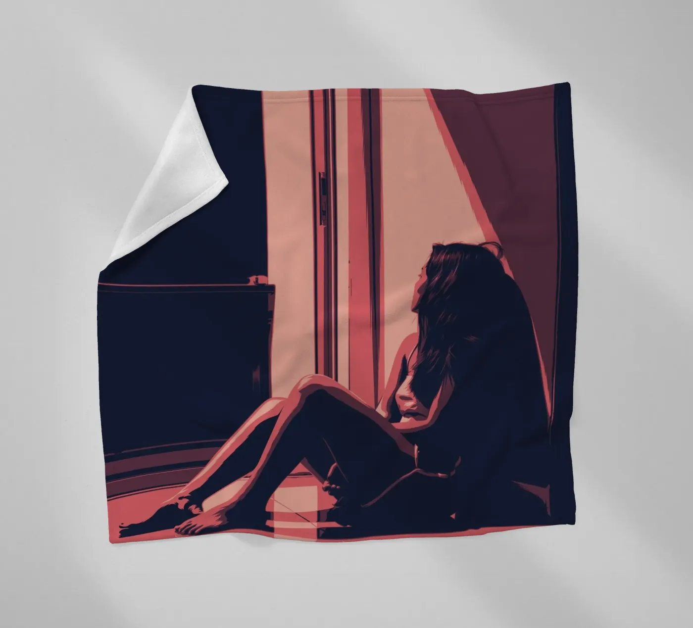 THOUGHTS Fleecedecke von Cranio Dsgn