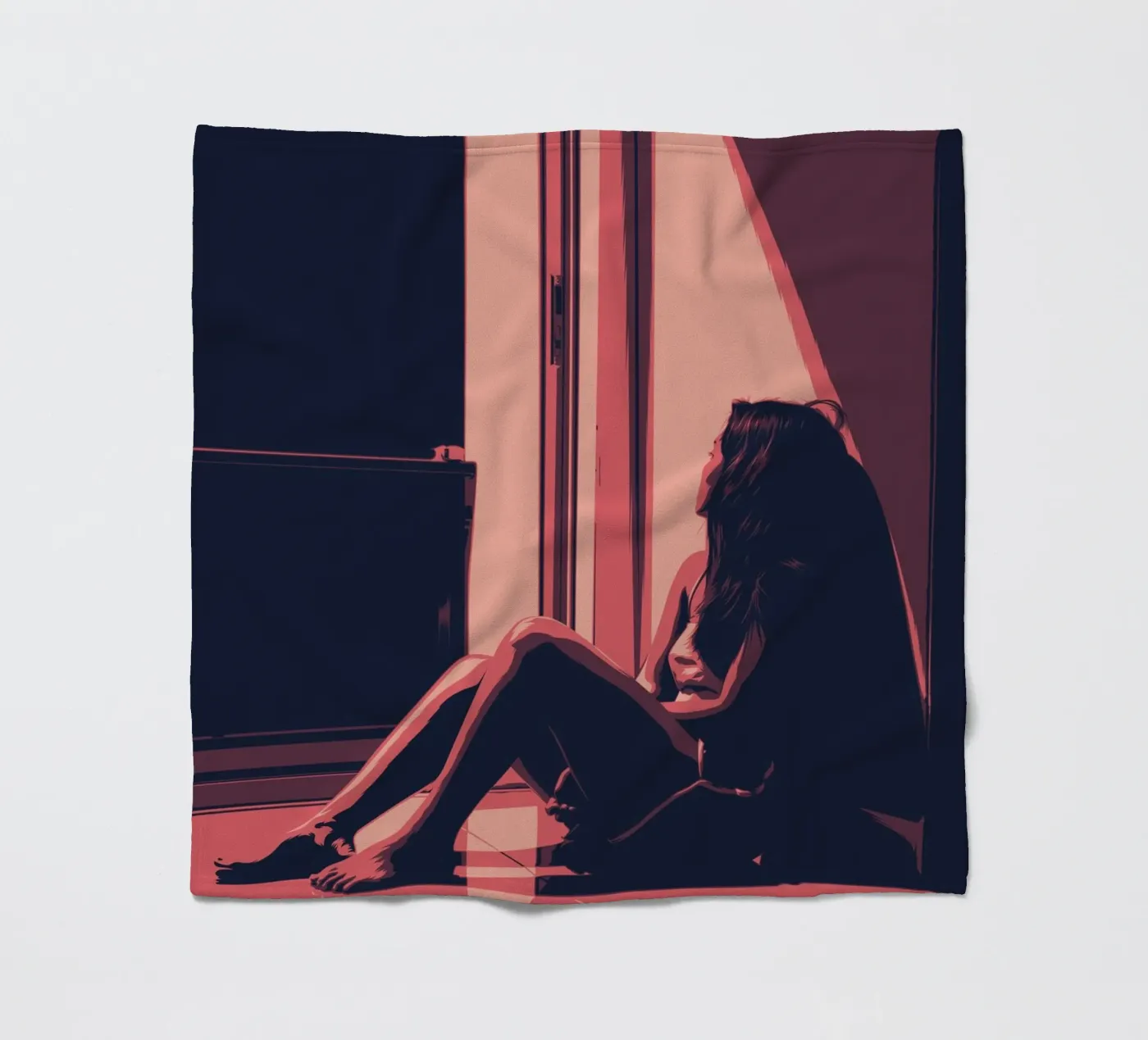 THOUGHTS Fleecedecke von Cranio Dsgn