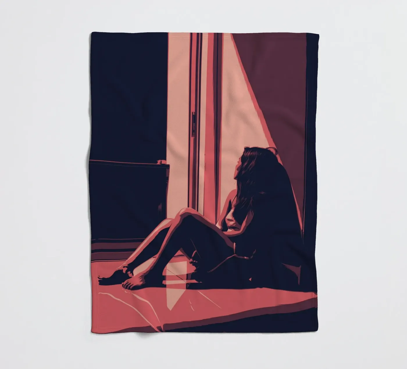 THOUGHTS Fleecedecke von Cranio Dsgn