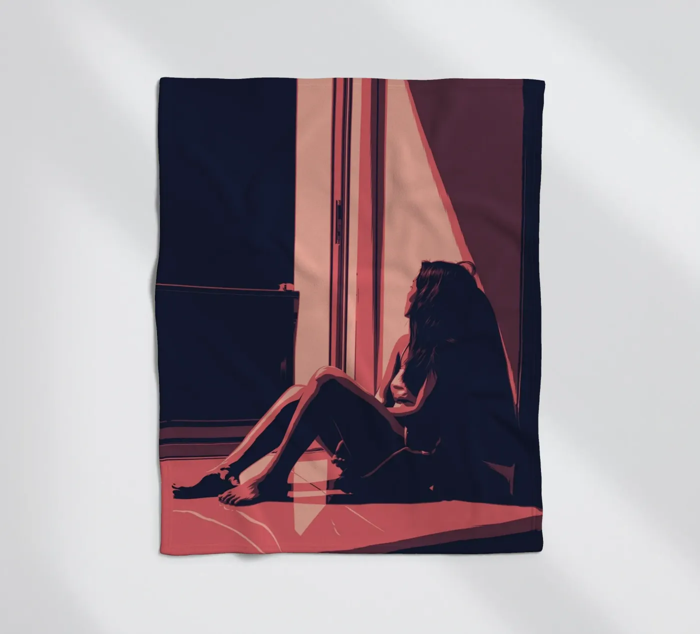 THOUGHTS Fleecedecke von Cranio Dsgn