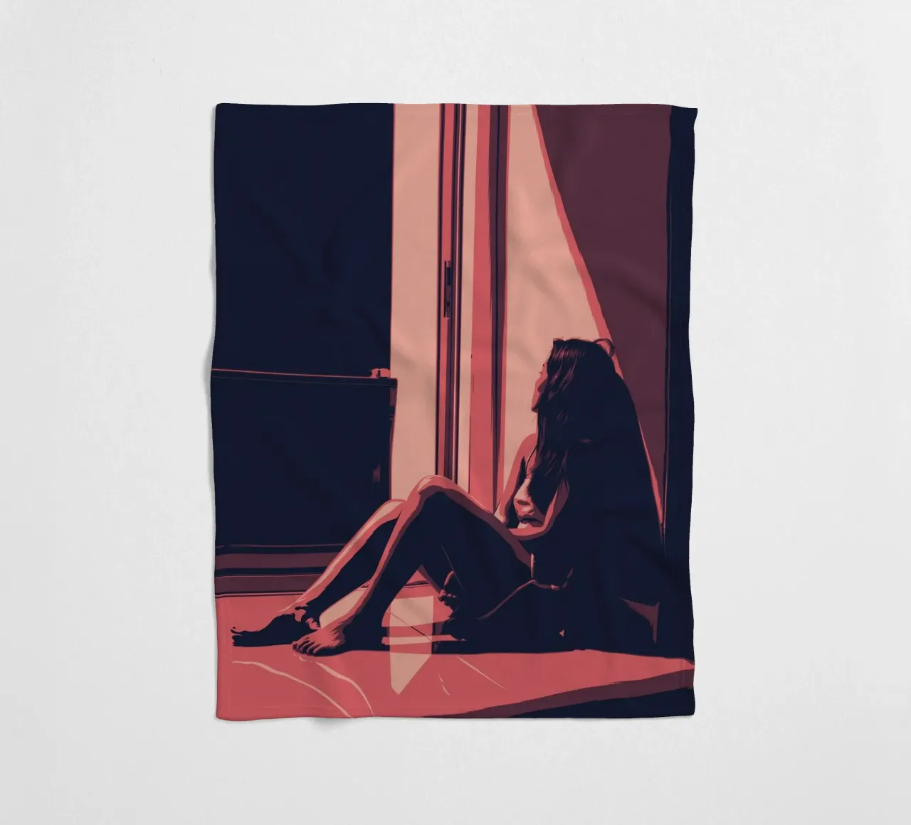 THOUGHTS Fleecedecke von Cranio Dsgn