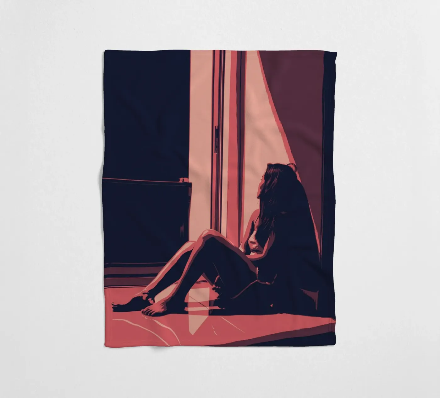 THOUGHTS Fleecedecke von Cranio Dsgn