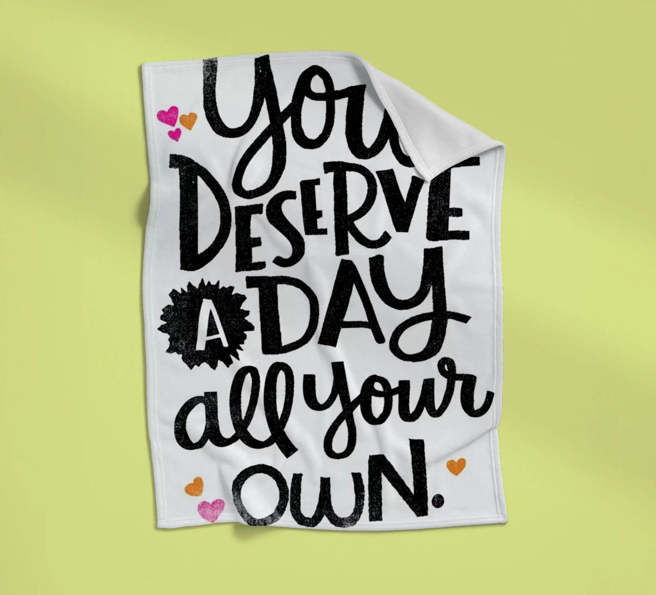 A Day Your Own coperta in pile da Matthew Taylor Wilson