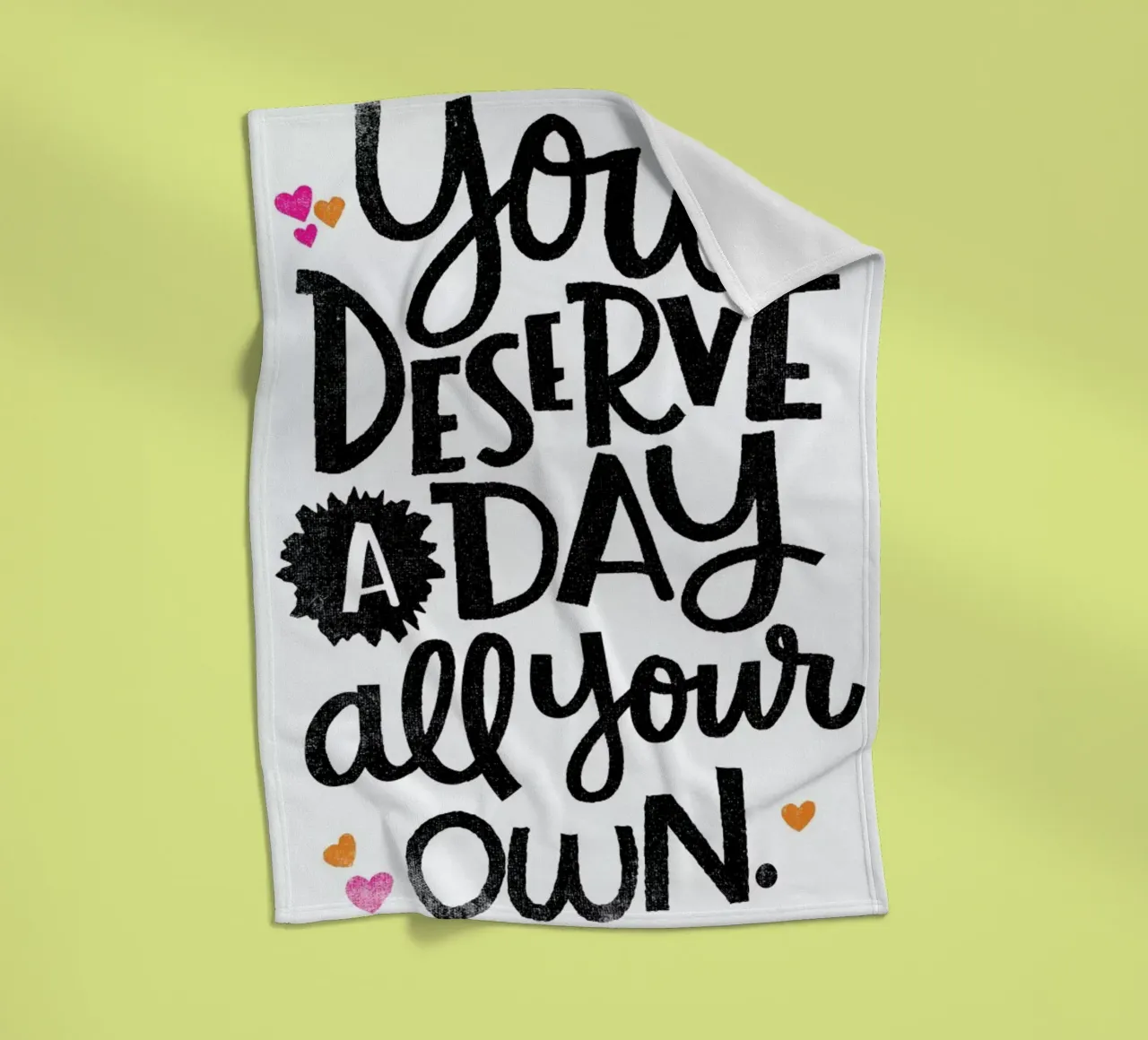 A Day Your Own coperta in pile da Matthew Taylor Wilson