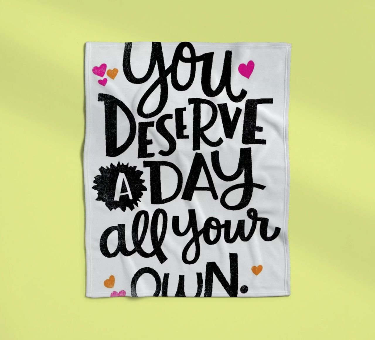 A Day Your Own coperta in pile da Matthew Taylor Wilson