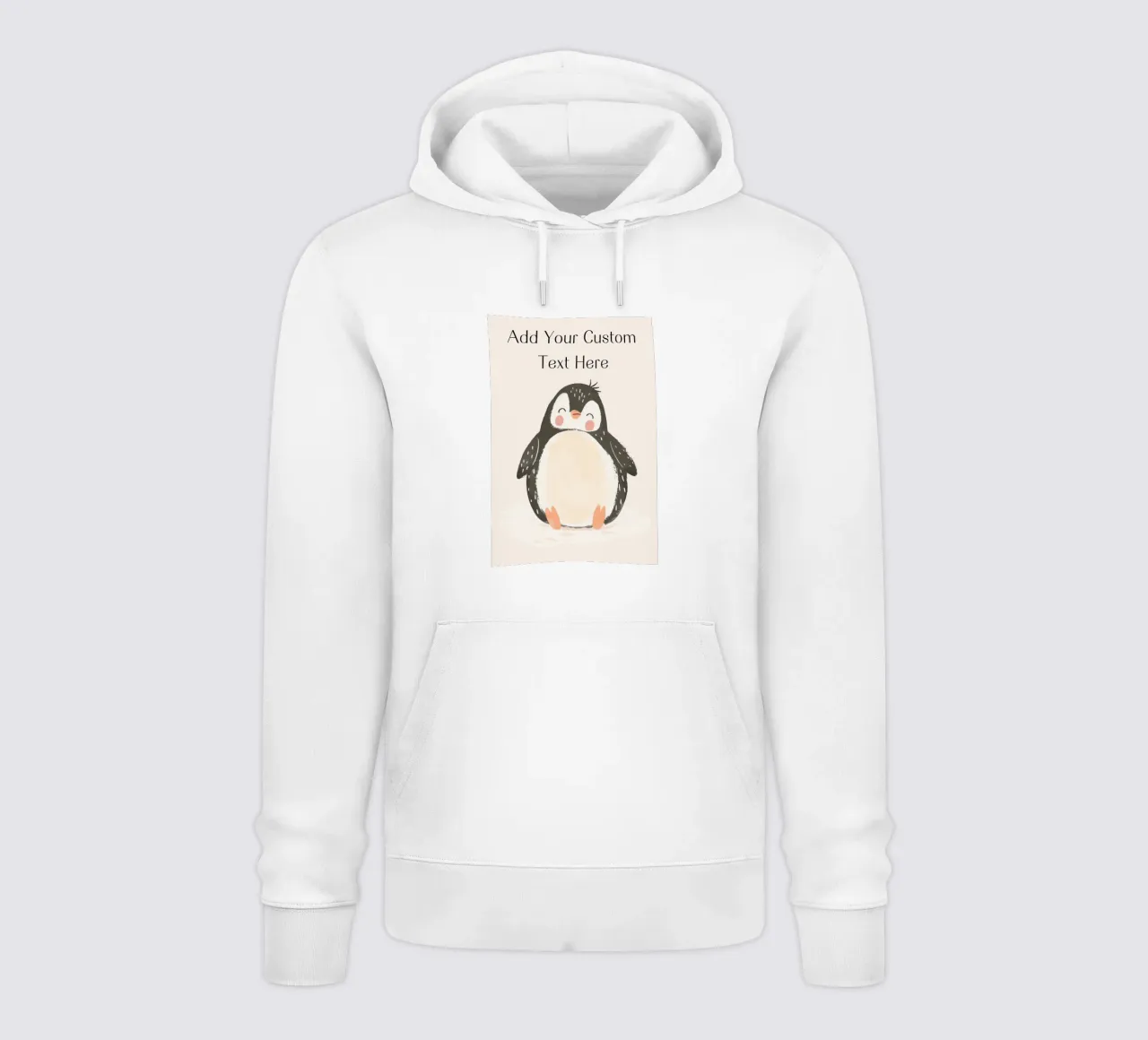 Custom Quote For Kids Nursery, Personalization Cute Penguin hoodie by Little Lola