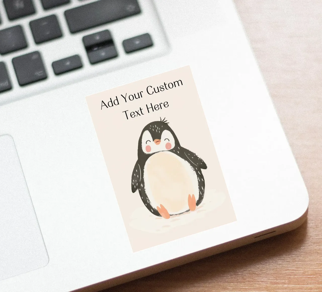 Custom Quote For Kids Nursery, Personalization Cute Penguin sticker by Little Lola